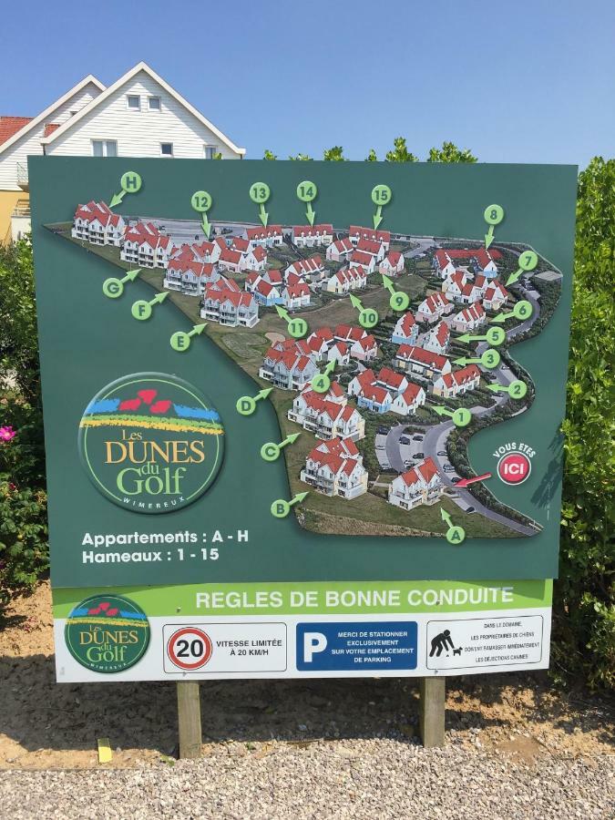 Les Dunes Du Golf First Line Sea View App Block B 1-3 Wimereux Buitenkant foto